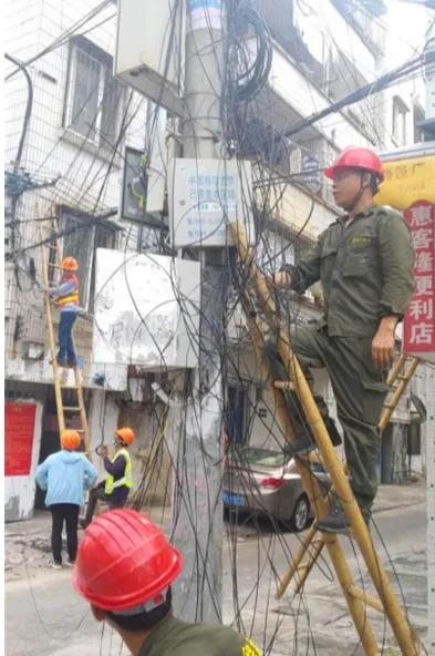 清扫城市 蜘蛛网 北海积极推动北海市背街小巷提升畅通行动